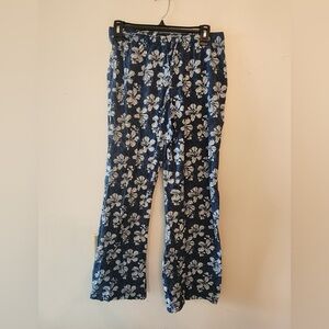 Gap body sleep pants blue size womens small